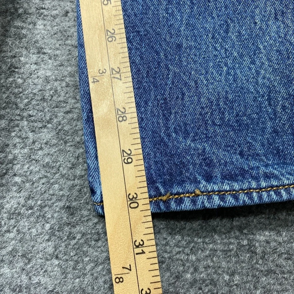Levis Jeans Men 36x30 Blue 501 Button Fly Classic Straight Leg Medium Wash
